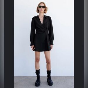 ZARA Wrap Dress with Pocket